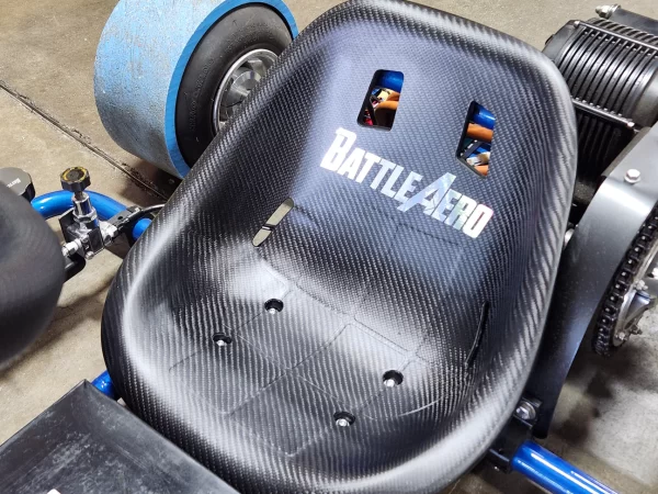 Matte Carbon Fiber Kart Seat - Image 8